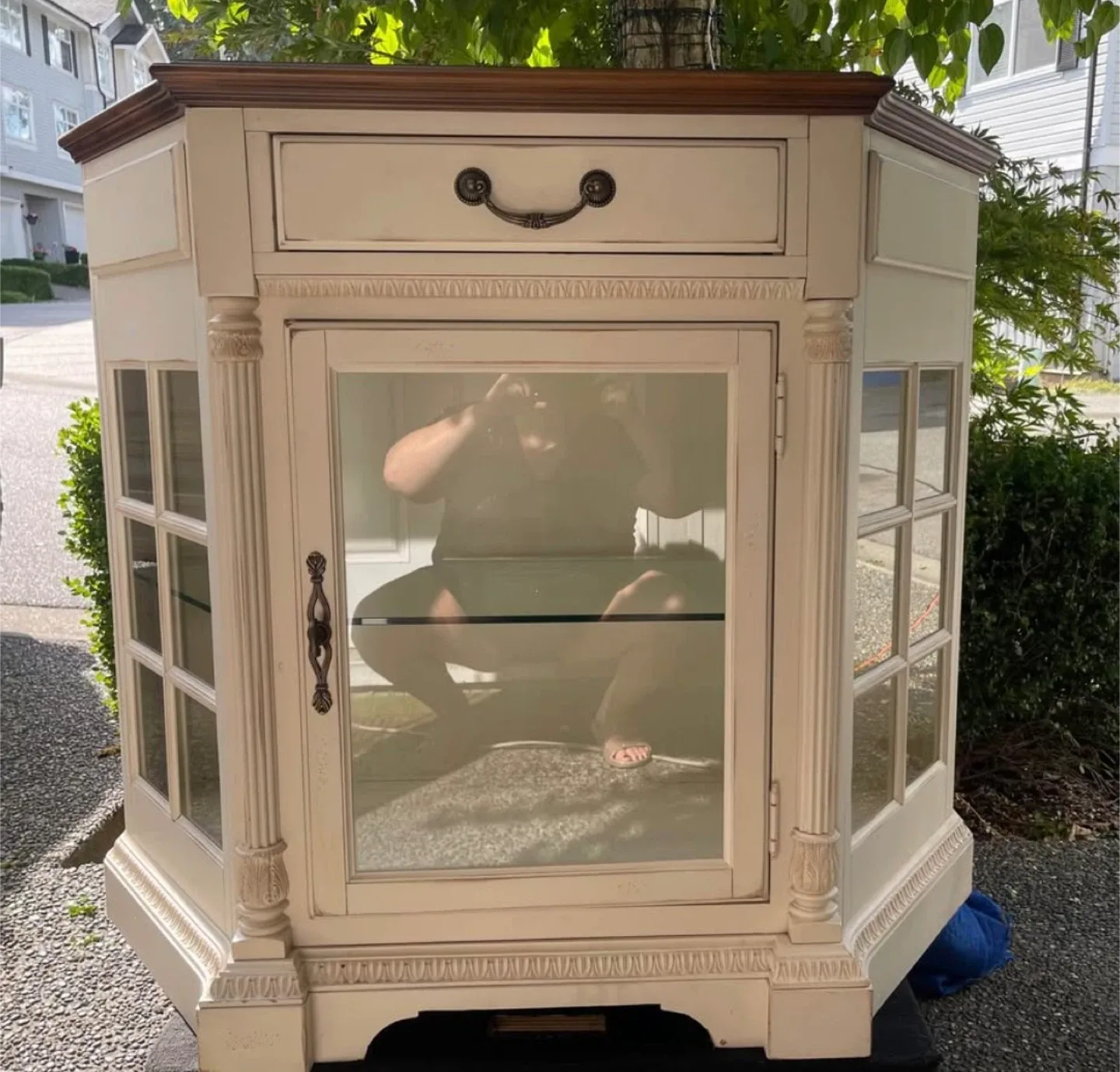Display Cabinet with Glass Door