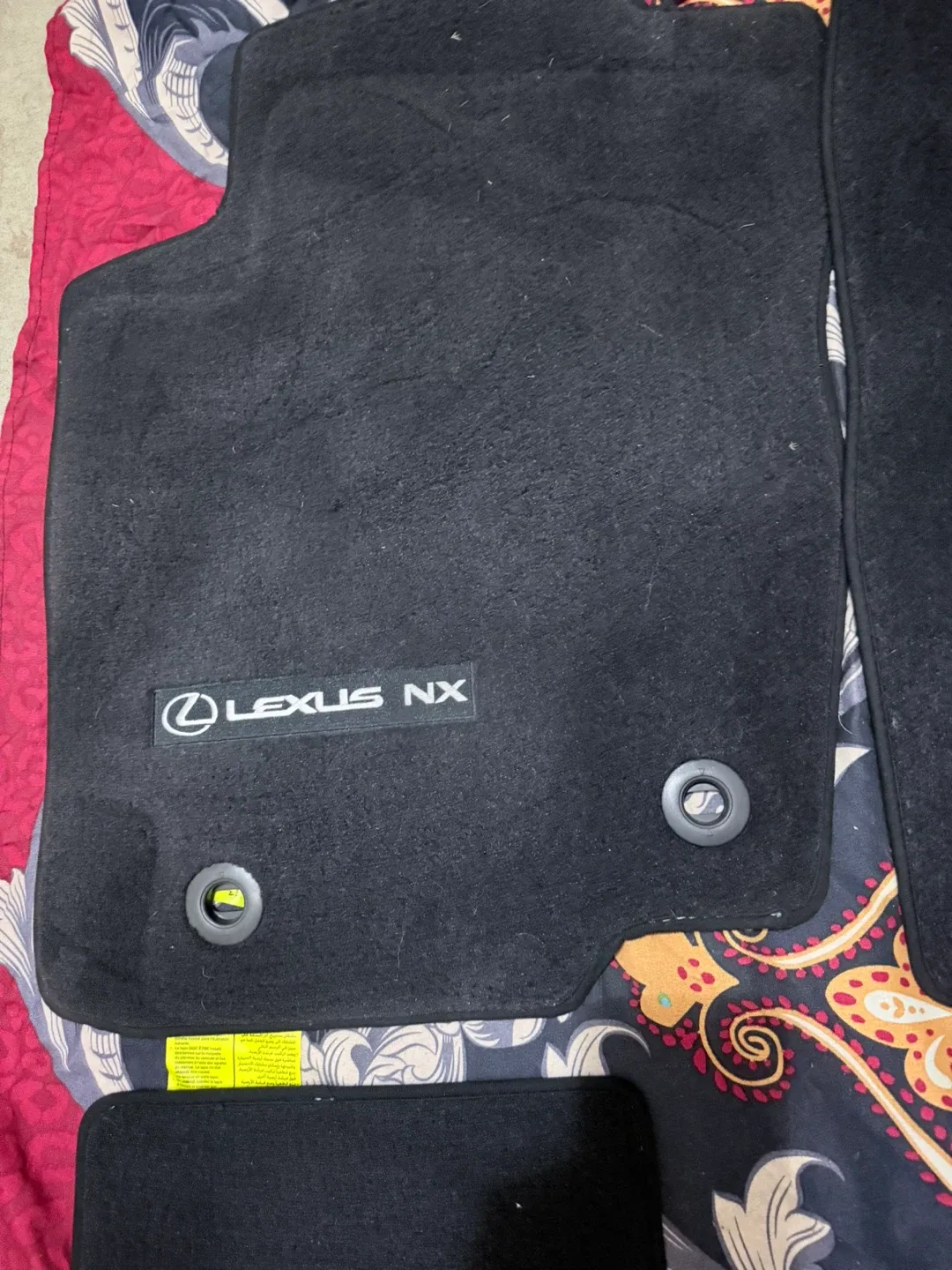 Lexus NX Black Floor Mats