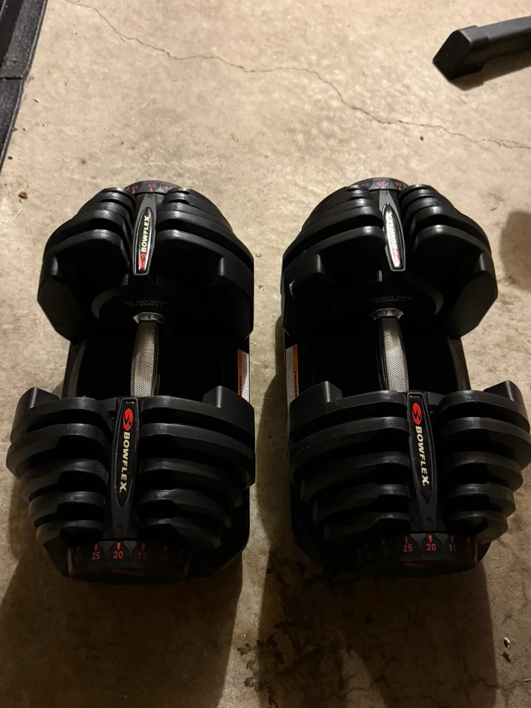 Bowflex Adjustable Dumbbells - Pair - up to 90lbs