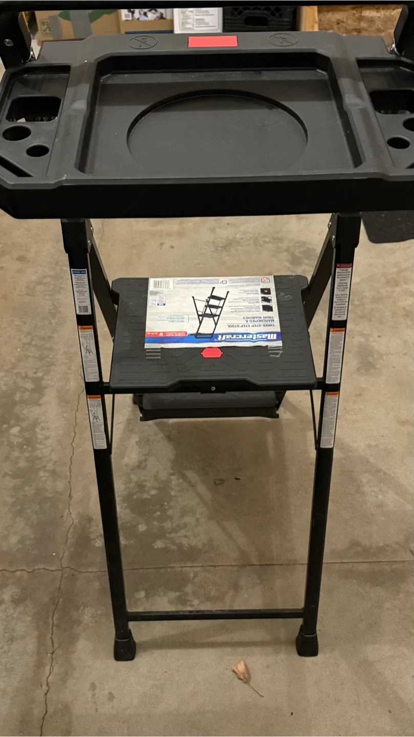 Mastercraft Three-Step Stool - Like New!