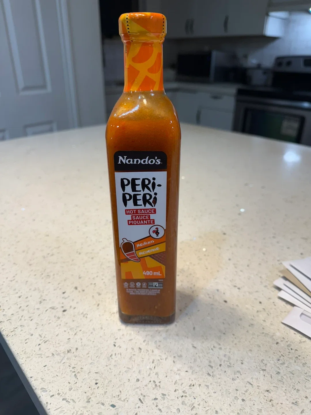 Nando’s hot sauce (medium )490 ml (Oakville)