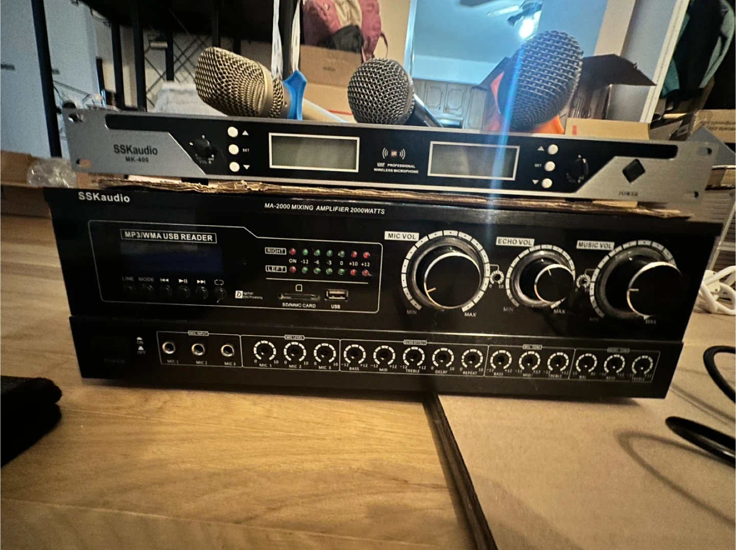 SSKaudio MA-2000 Mixing Amplifier & MK-400 Microphone System - photo 4