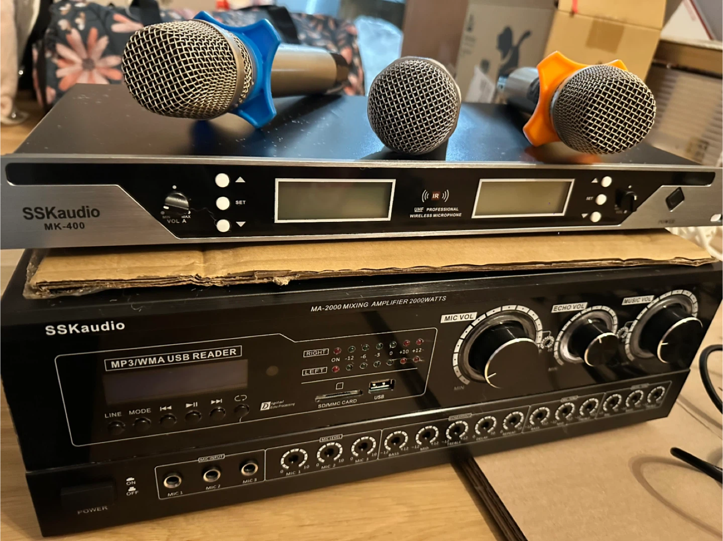 SSKaudio MA-2000 Mixing Amplifier & MK-400 Microphone System