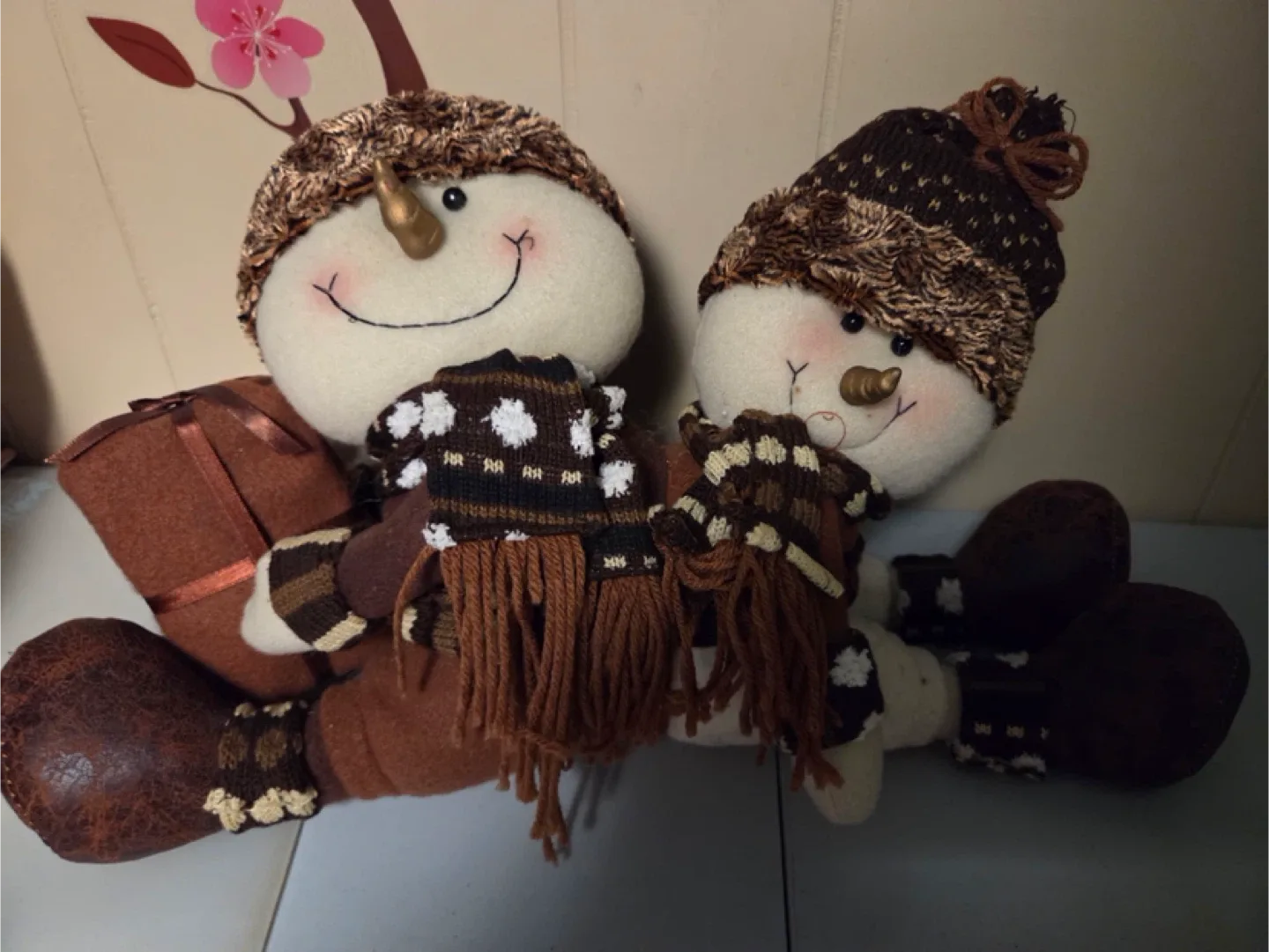 Snowman Plush Door Stopper