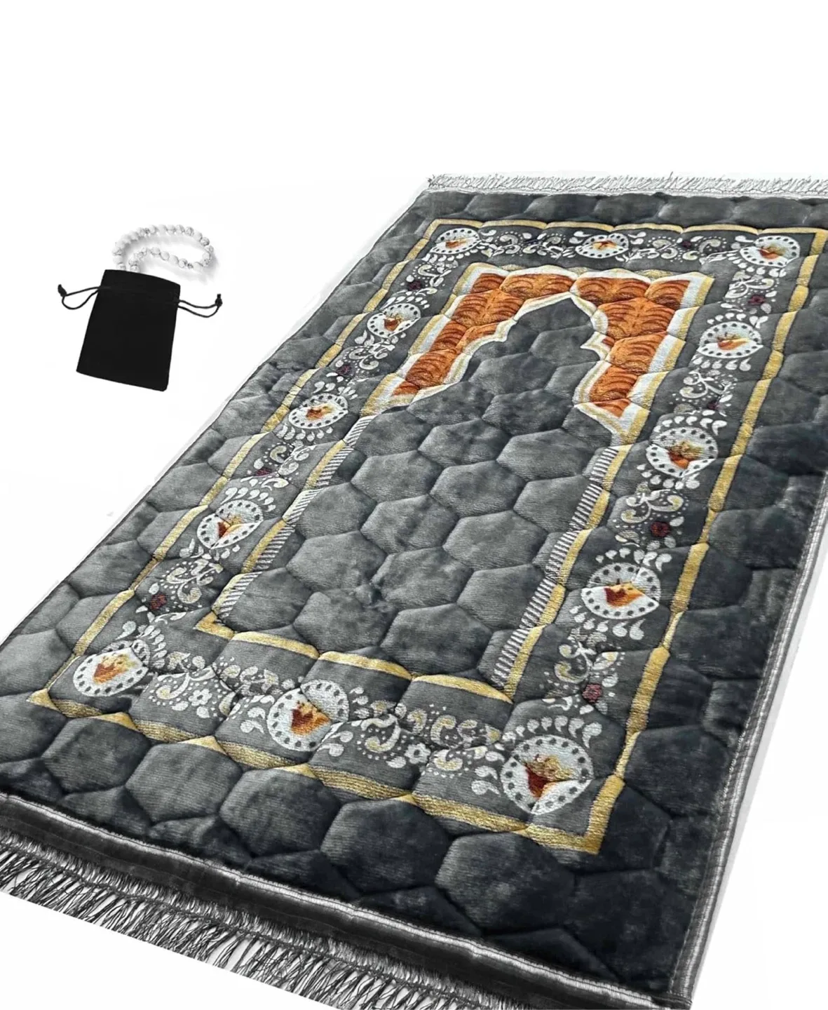 Islamic Prayer Rug Soft and tasbeeh