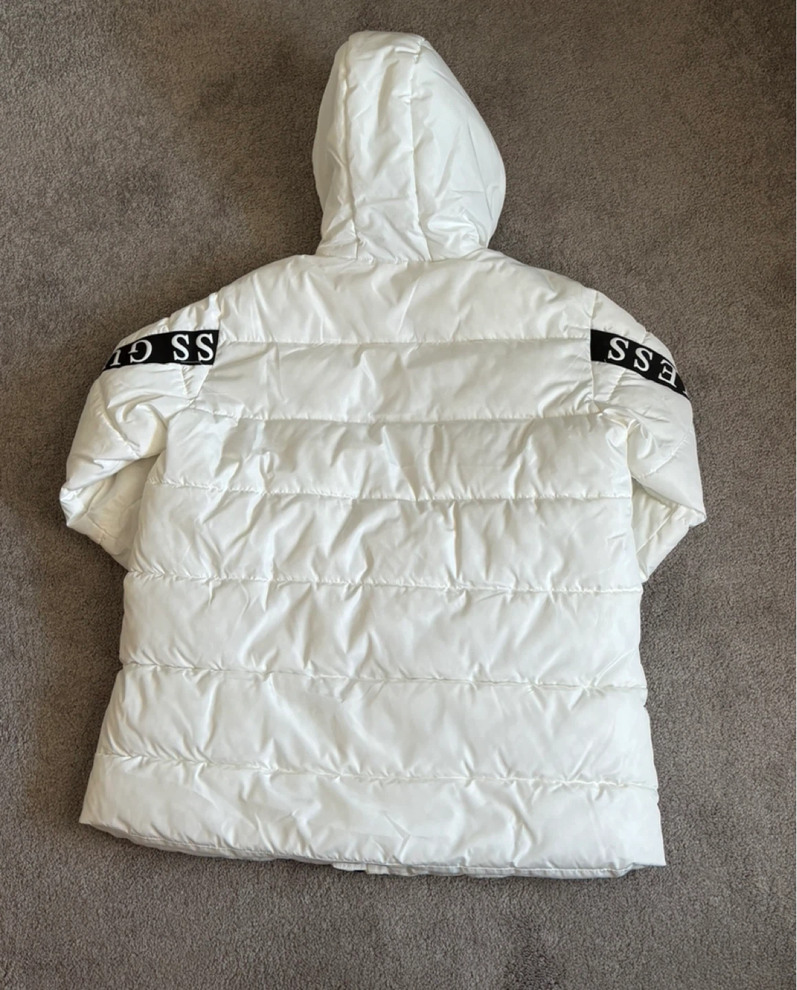 Guess White Puffer Jacket - Size M - photo 3