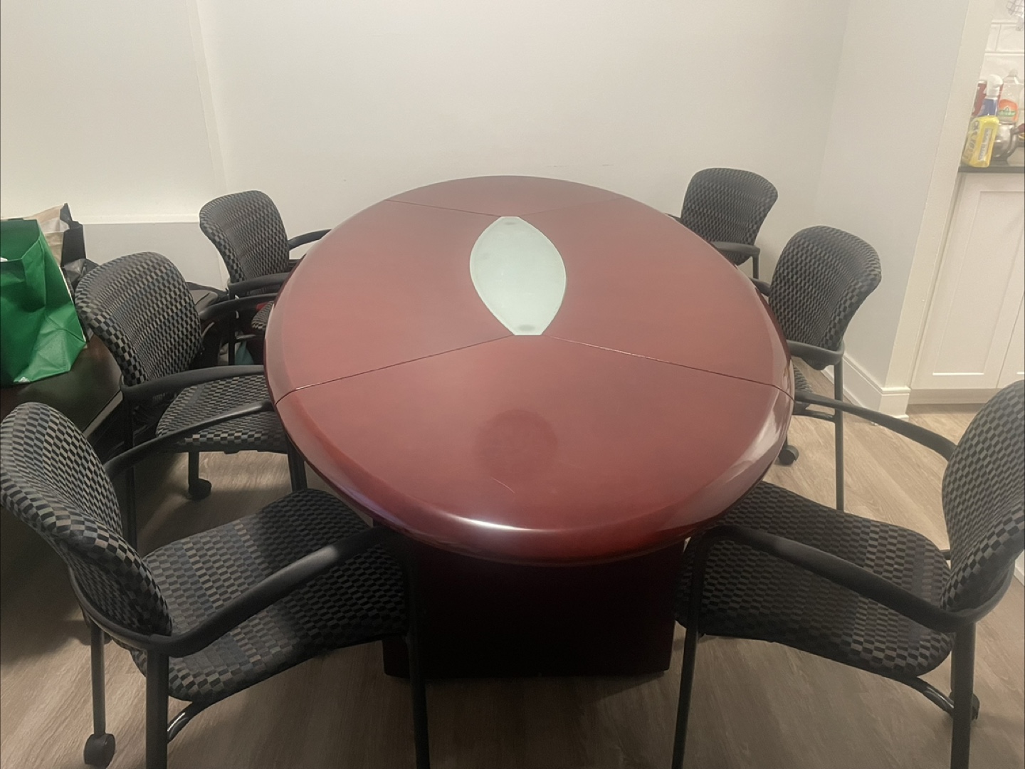 Large Conference Table with 6 chairs - photo 2