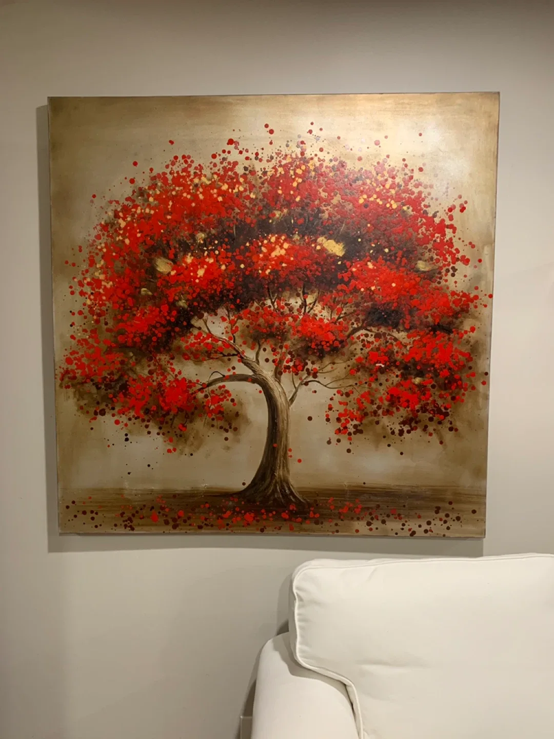 Red Tree Painting