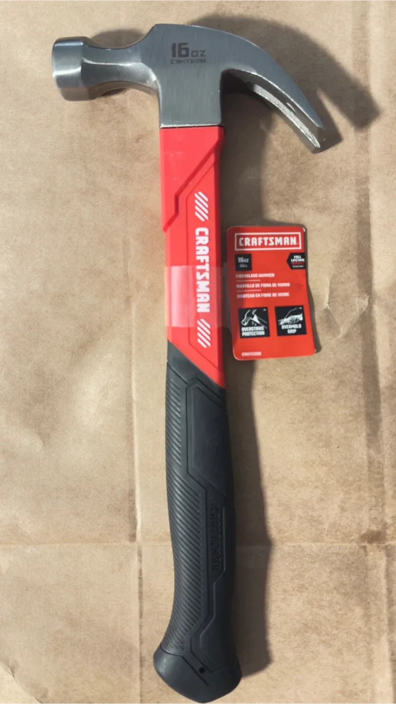 Brand New Craftsman 16oz Fiberglass Hammer – Model CMHT51398