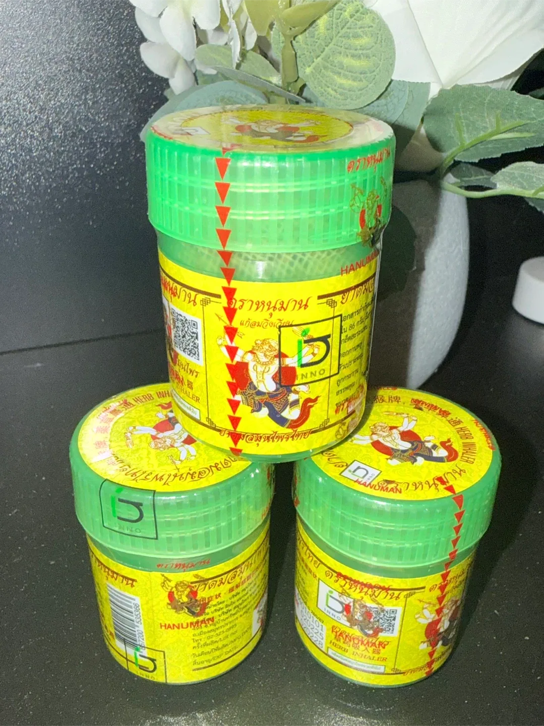 Thai Herbal Aromatic Inhaler - Hanuman Brand