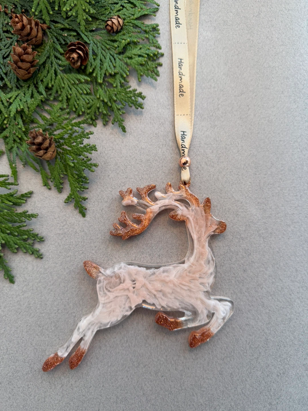 Handmade Christmas Reindeer Ornament - photo 3