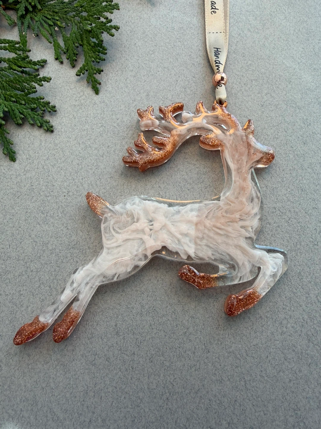 Handmade Christmas Reindeer Ornament - photo 2