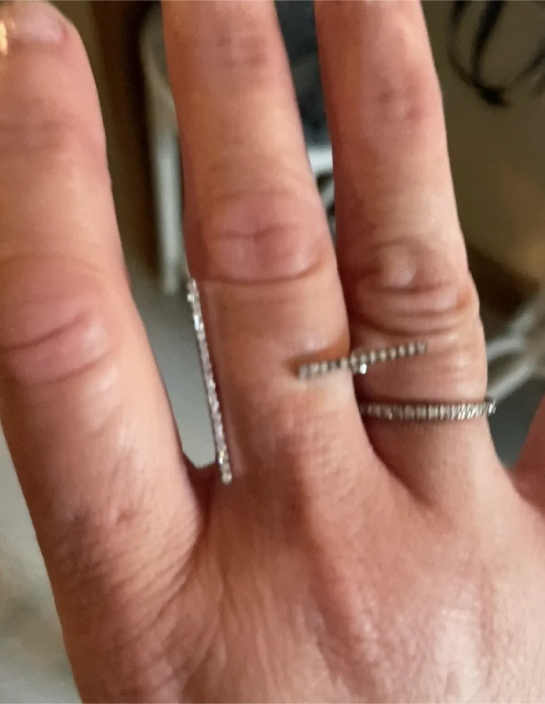 Selin Kent Francoise Ring White Gold & Diamonds image indicator(2)