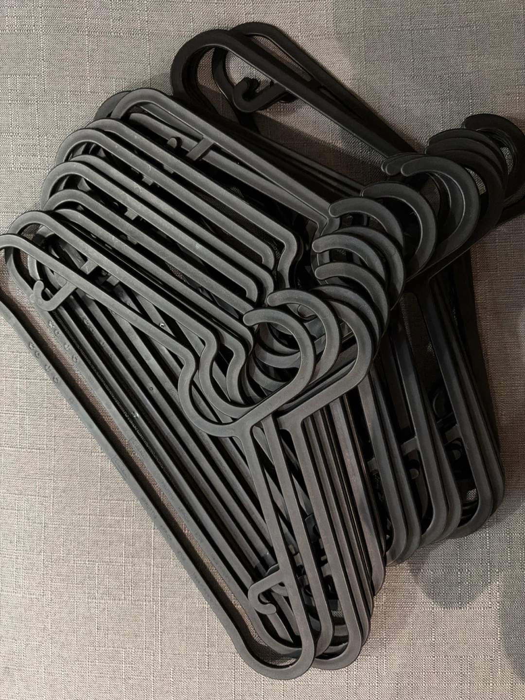 MUST GO ASAP! 21 IKEA Hangers - Black