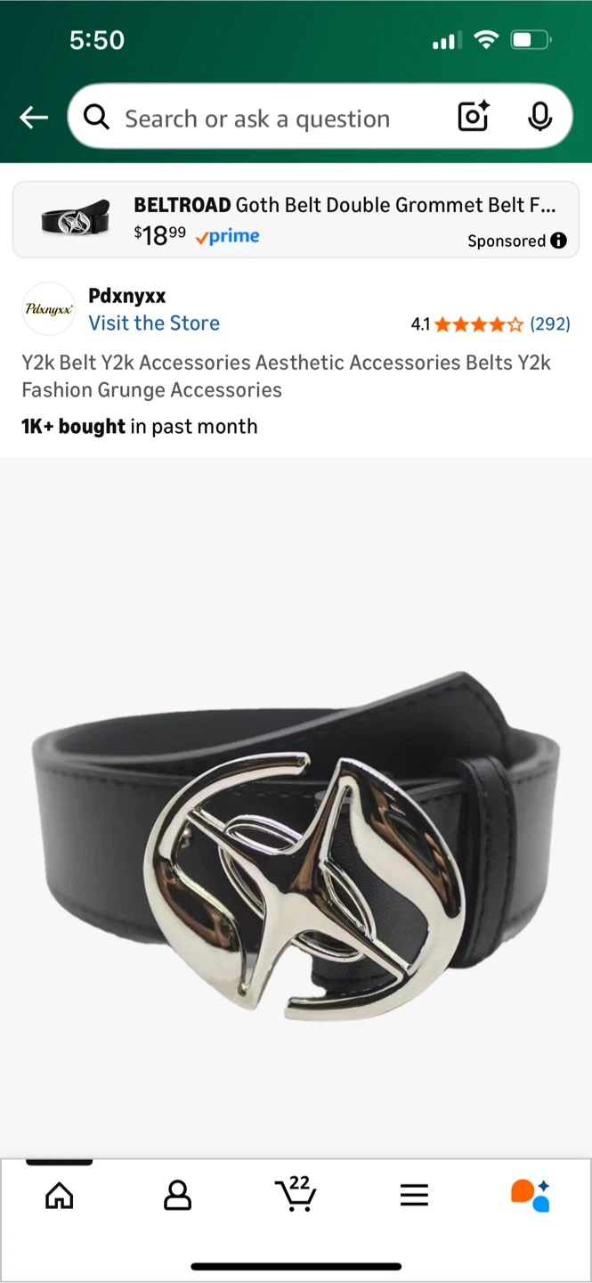 Y2K belt for sale - photo 3
