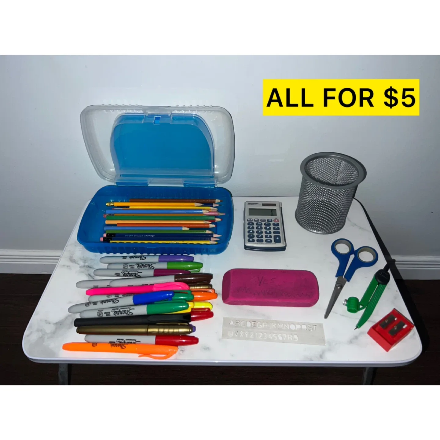 School & Art Supply Set