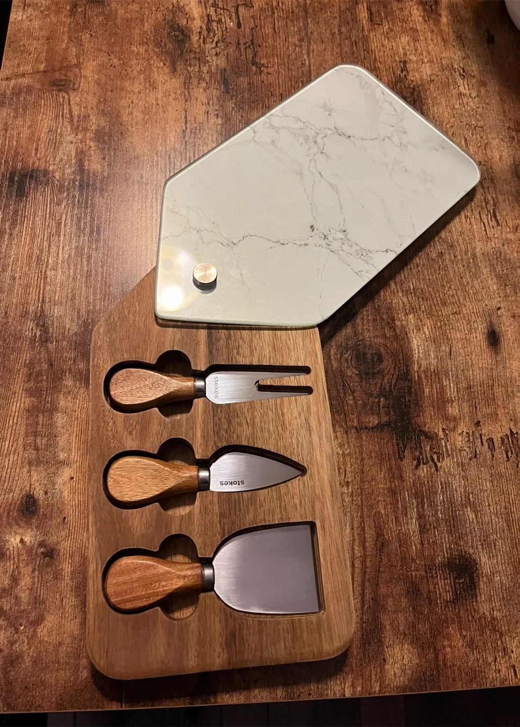 Stokes Cheese Knives Set with Board