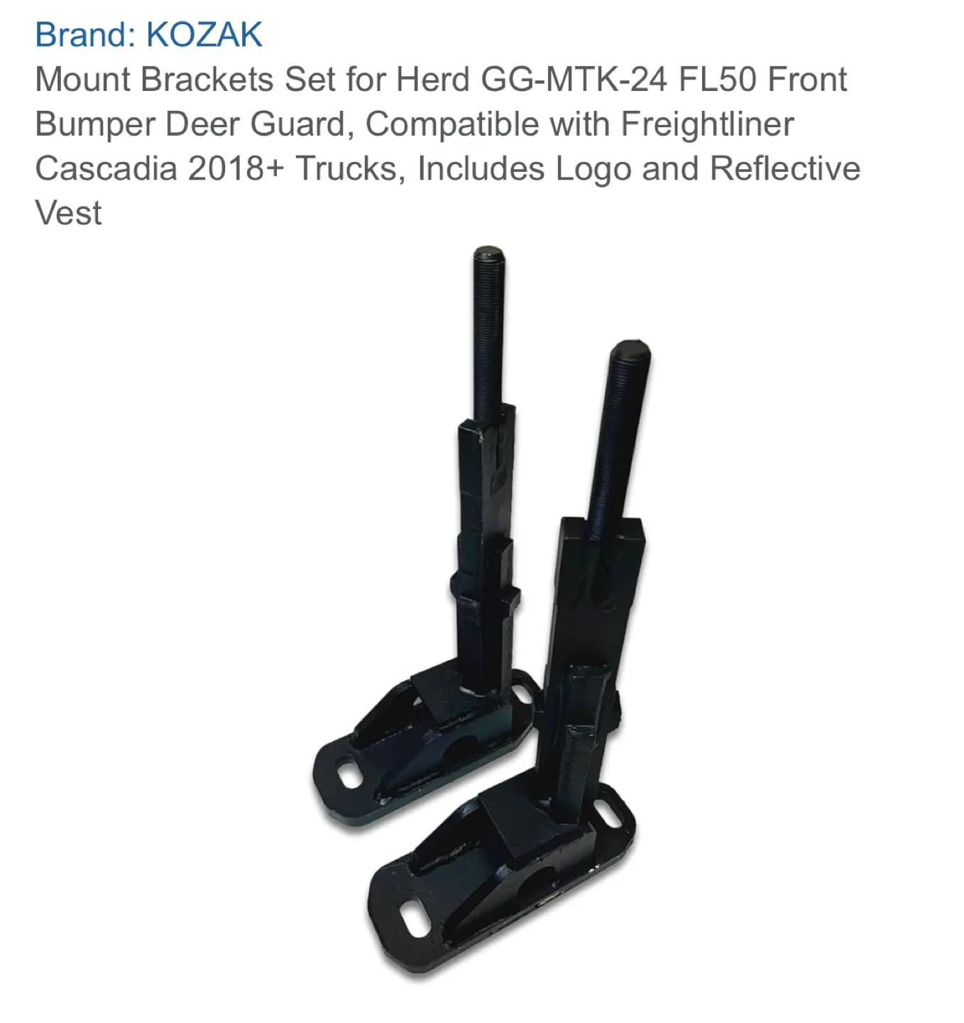 KOZAK Herd GG-MTK-24 FL50 Bumper Deer Guard