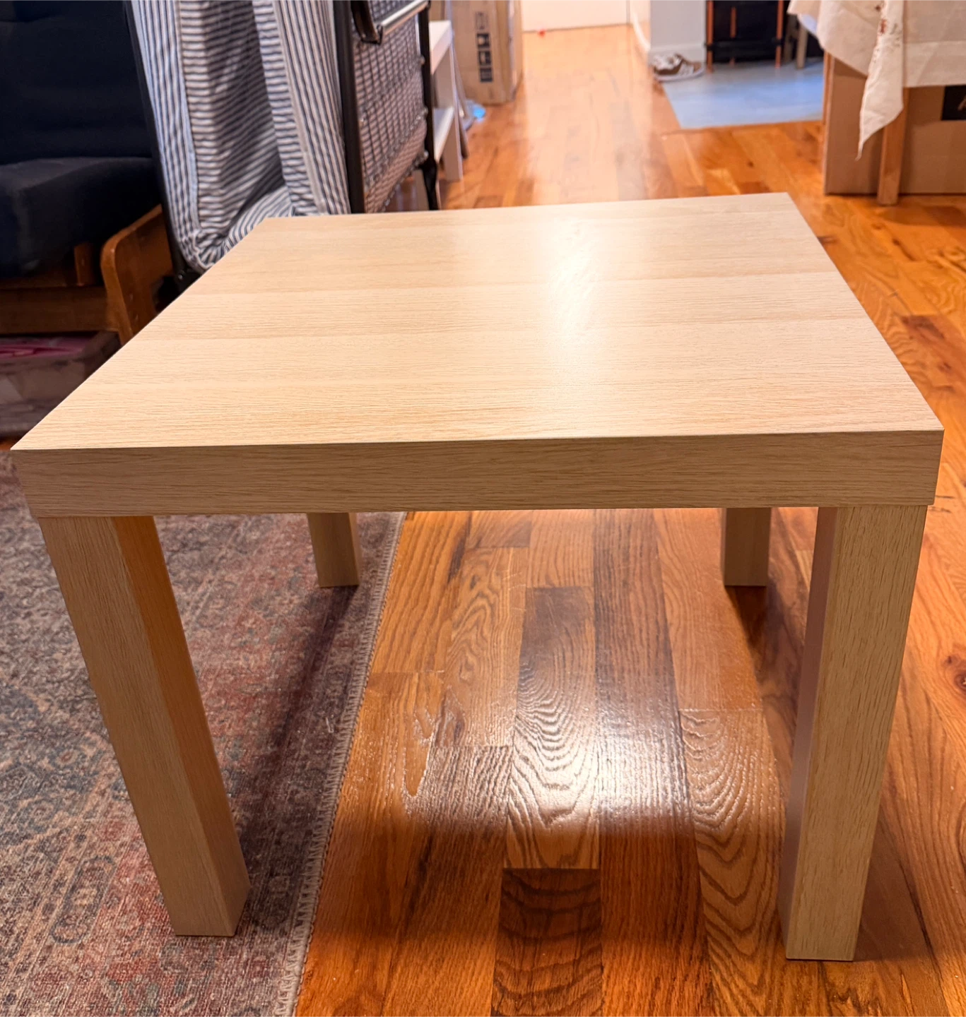 Ikea Lack Side Table - Beige, 21 5/8"