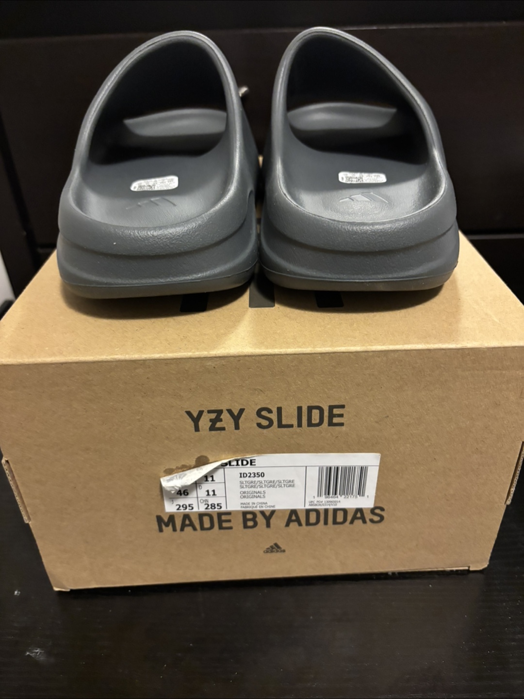 Yeezy Slide Slate Grey size 11 - photo 2