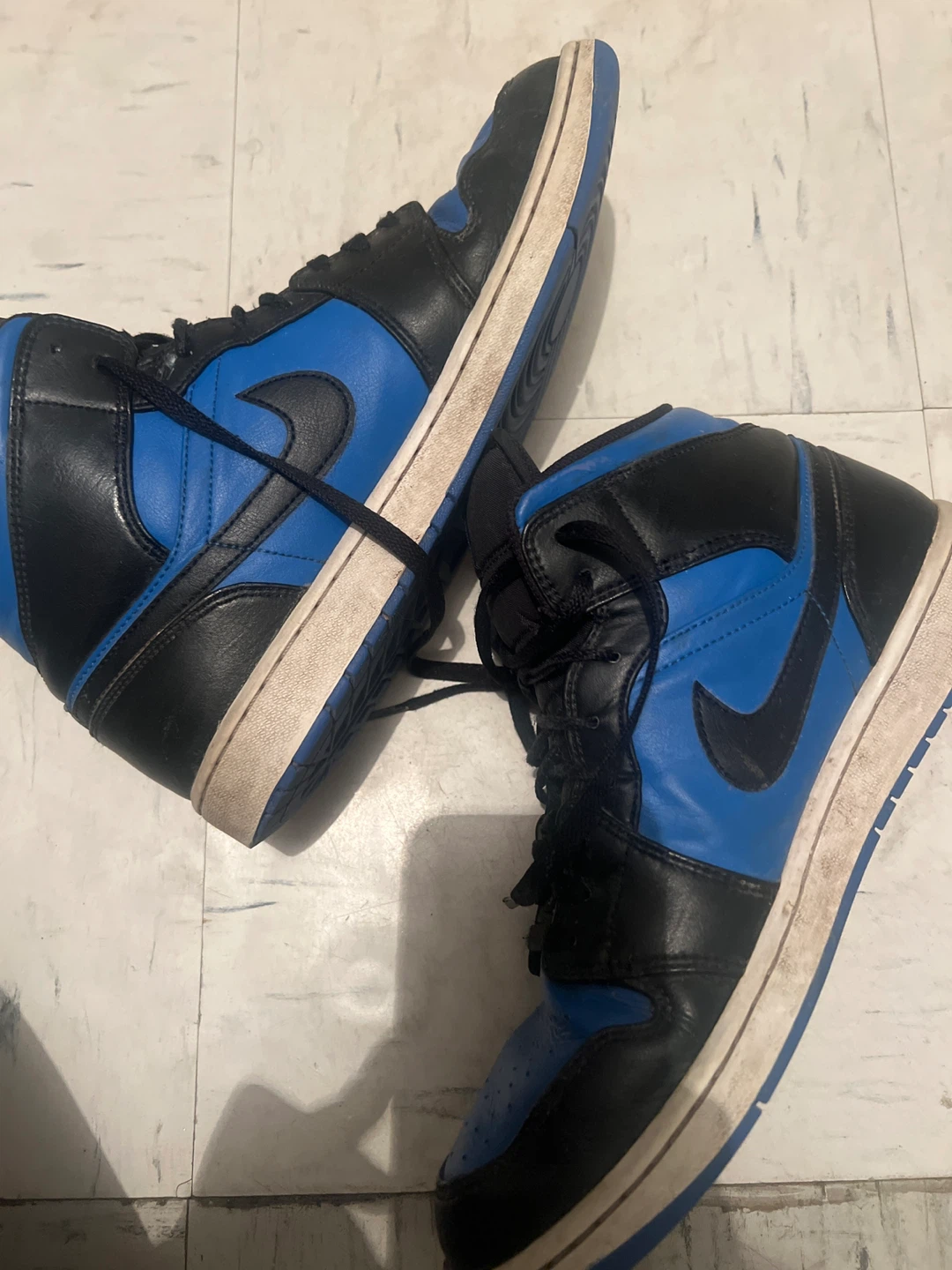 Air Jordan 1 Retro High Black Royal Blue - Size 12 - photo 3