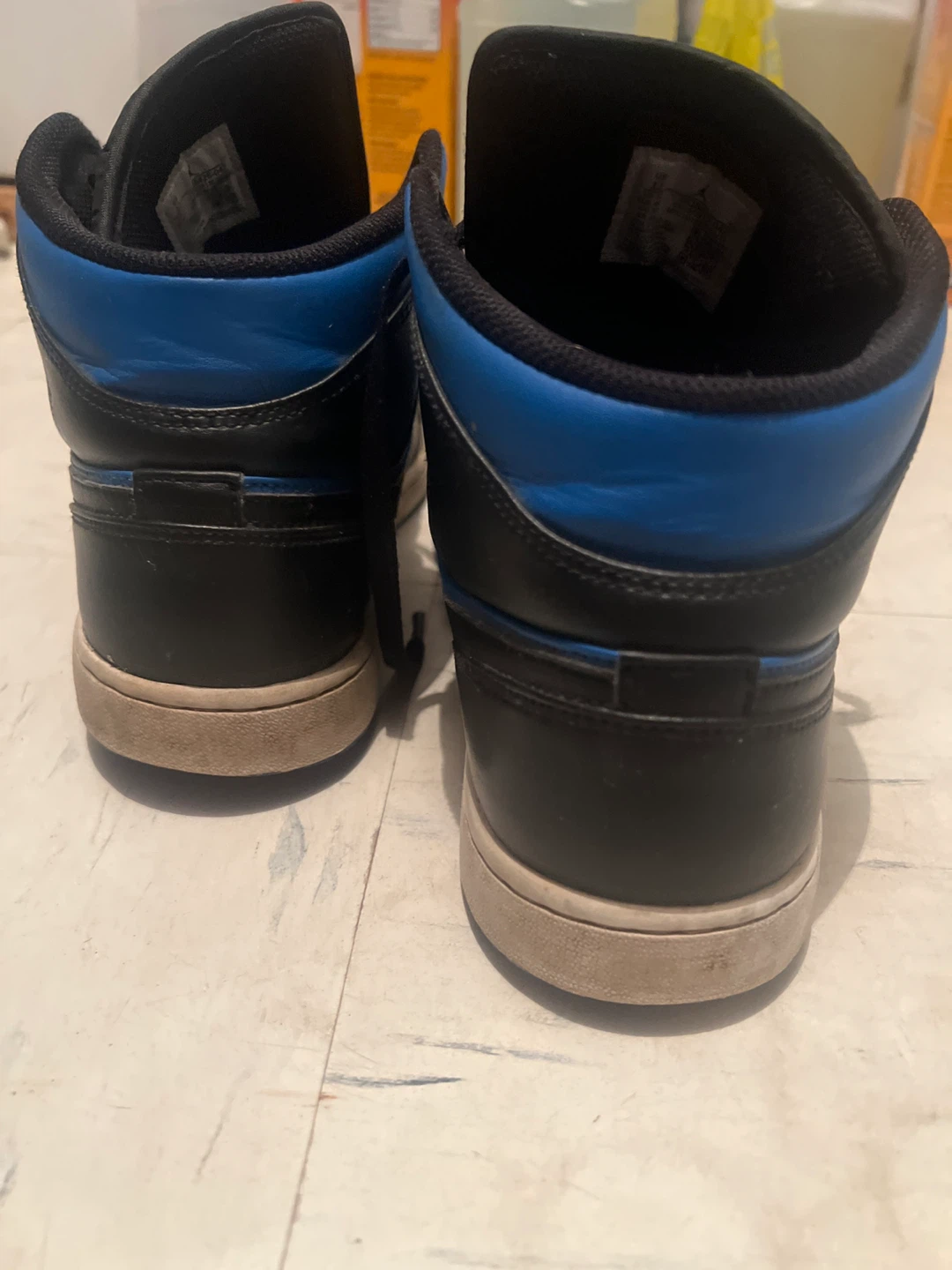 Air Jordan 1 Retro High Black Royal Blue - Size 12 - photo 4