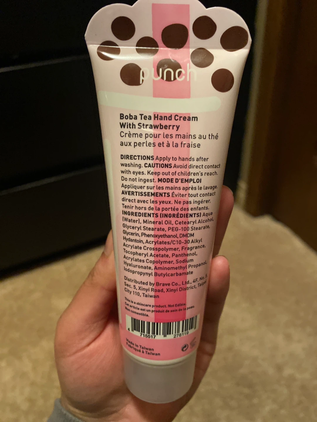 Punch Boba Tea Hand Cream - Strawberry - photo 2