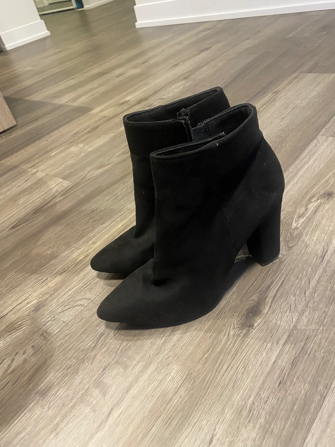 Black Ankle Boots - Size 39