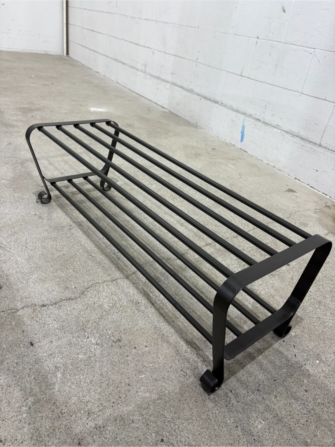 Black Metal Shoe Rack