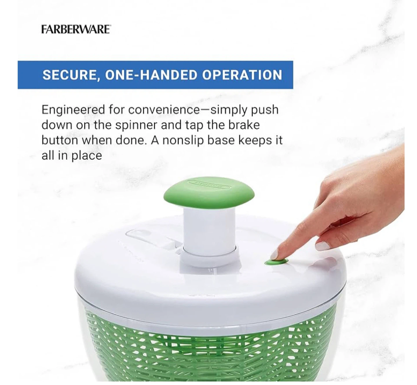 Farberware Salad Spinner - Large Capacity - photo 3