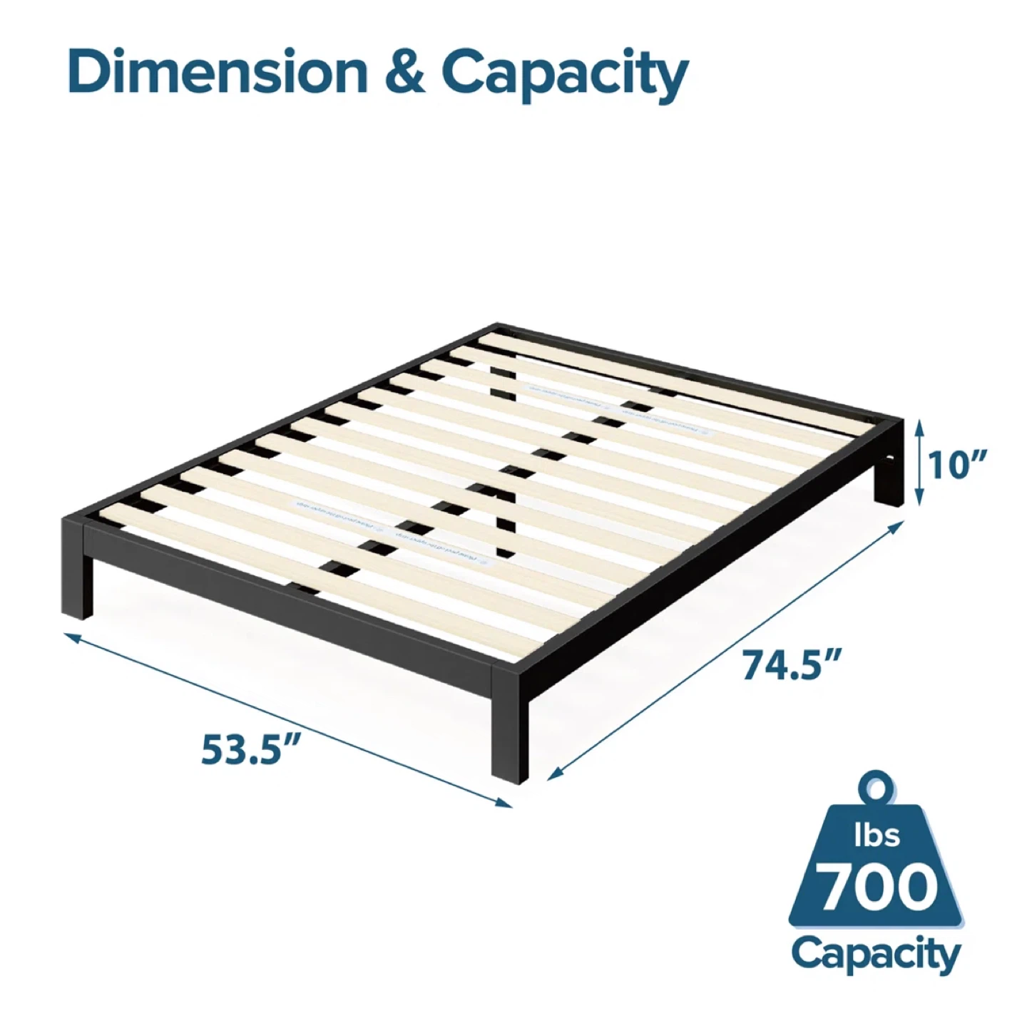 Ikea Queen Mattress & Bed Frame - photo 4