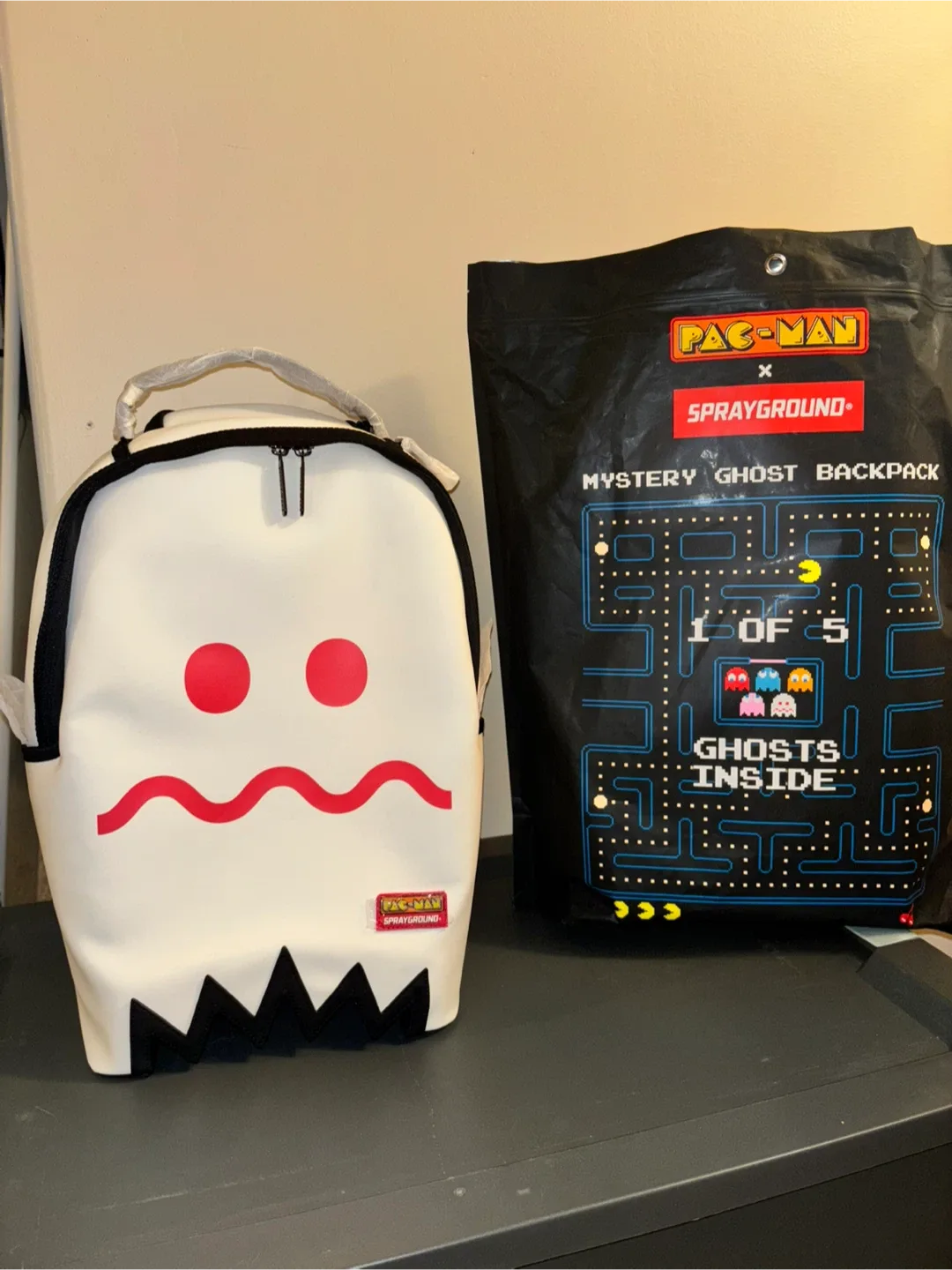 SprayGround Ghost gang PACMAN mystery pack complete set *NEW*