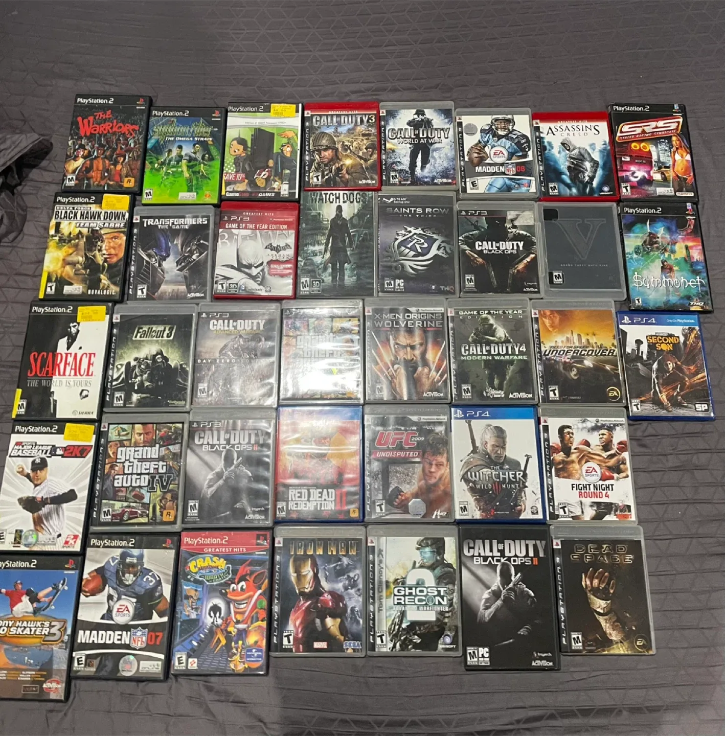 Mixed Lot of PS2, PS3, PS4 Games