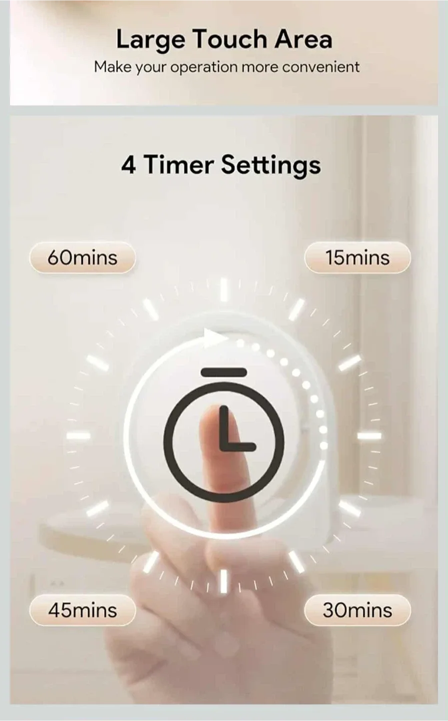 Rotating LED Desk Lamp, Adjustable Brightness image indicator(4)