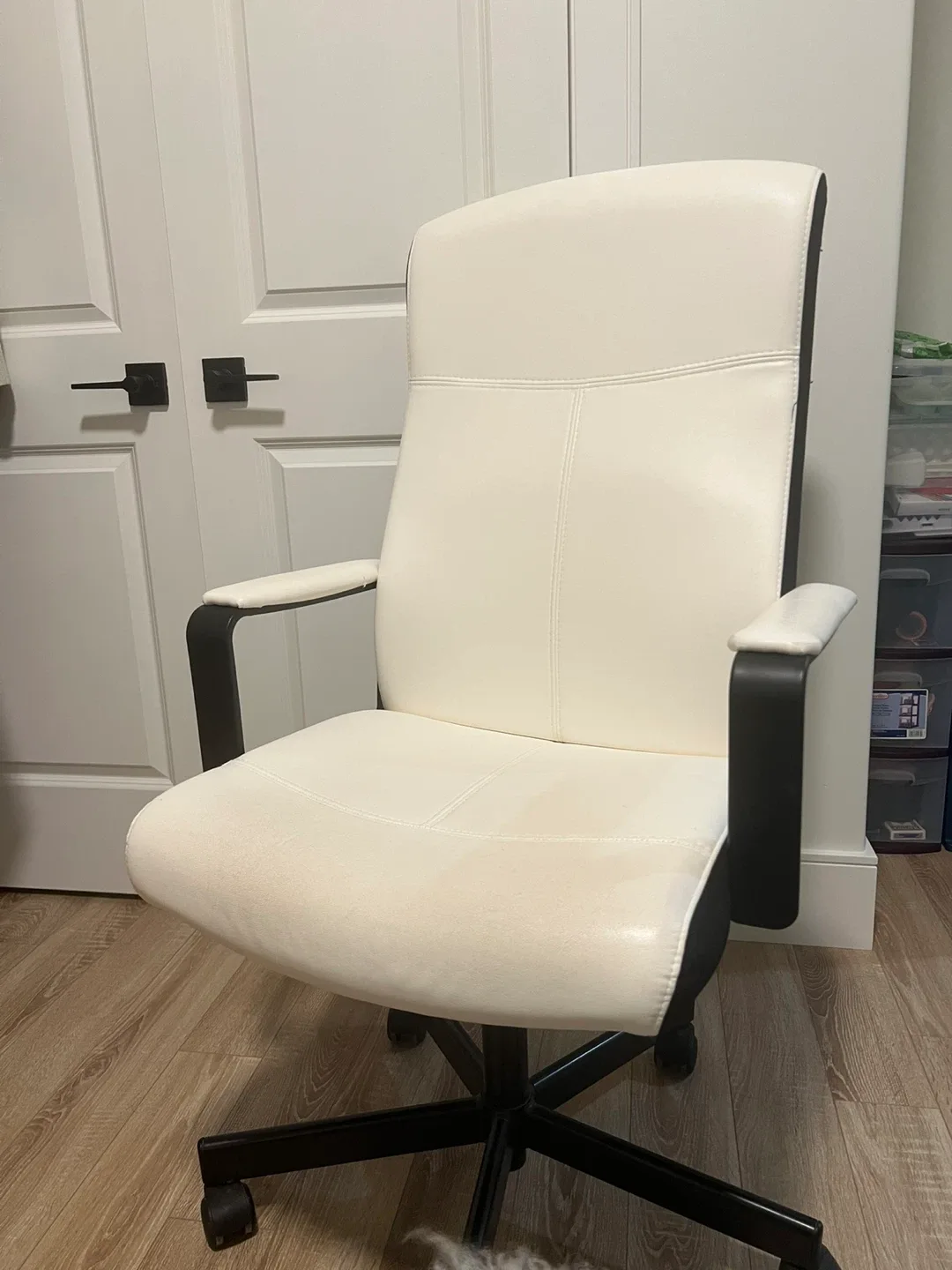 White & Black Office Chair