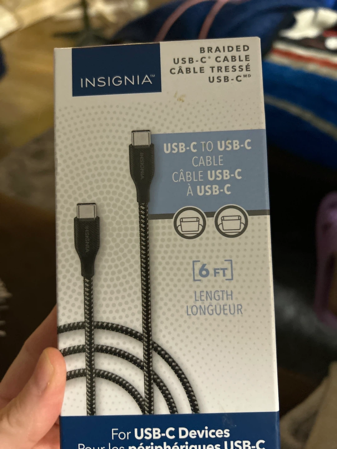 Insignia USB-C to USB-C Cable - 6ft