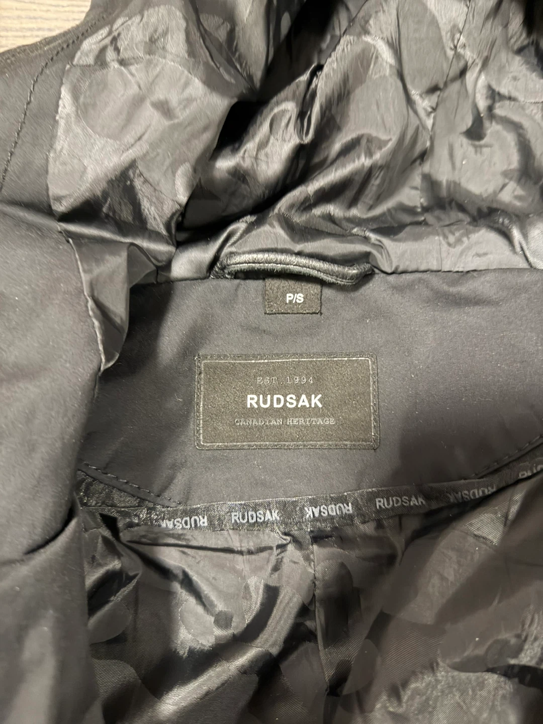 Rudsak Black Jacket - Small *NEGOTIABLE PRICE*