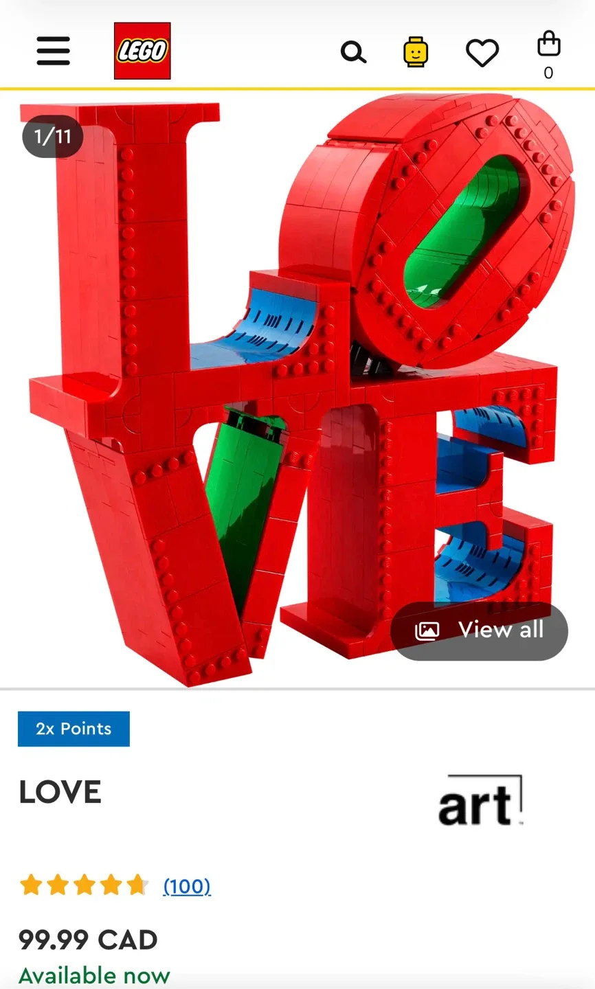 Lego LOVE Art 31214 image indicator(6)