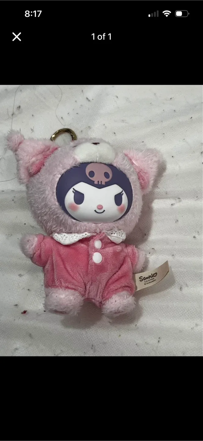 Sanrio Kuromi Plush Keychain