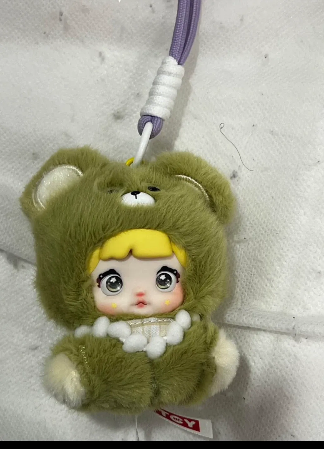 Cute Green Bear Doll Keychain