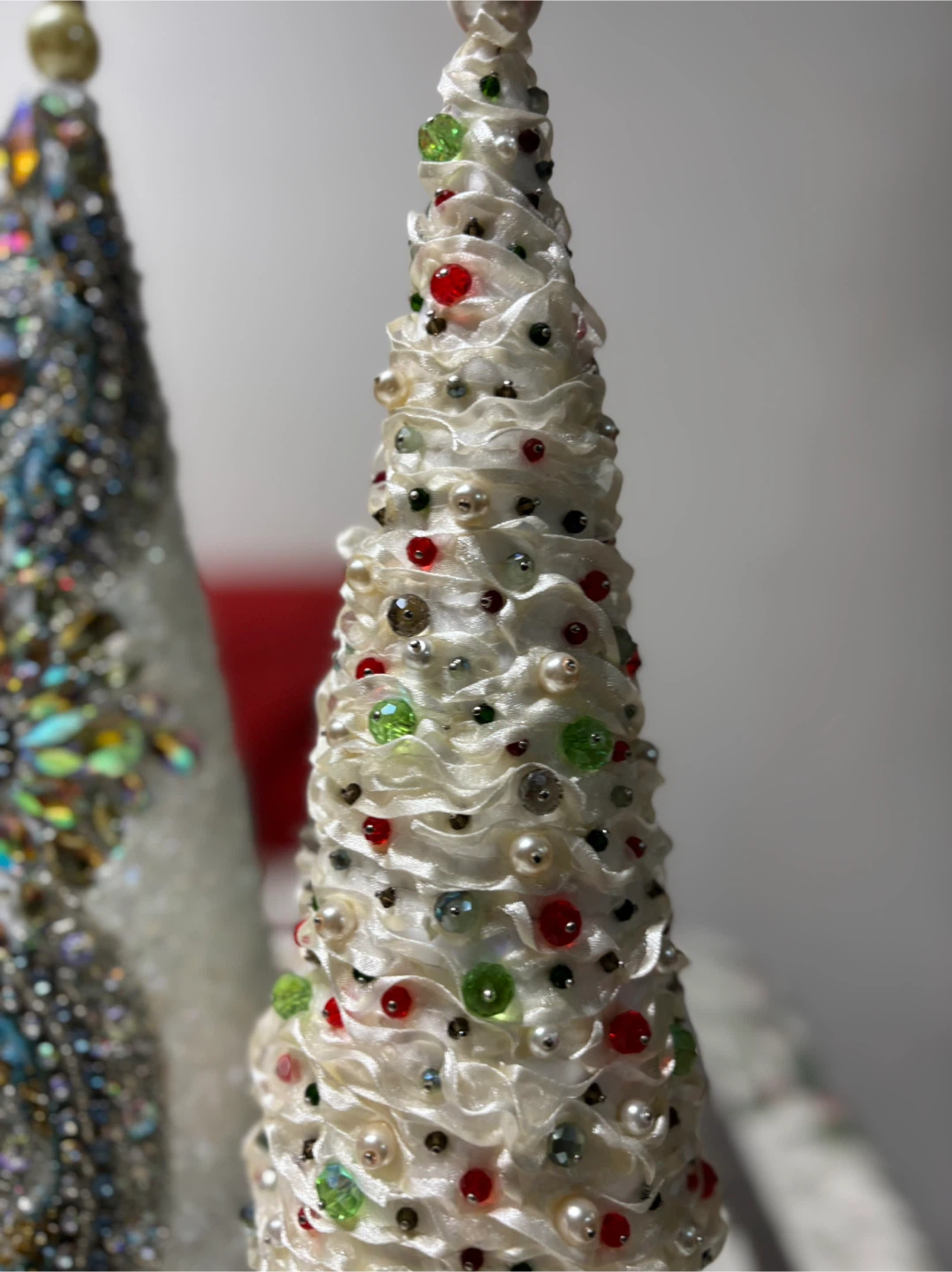 Decorative Jeweled Christmas Trees - Set of 2 - photo 4
