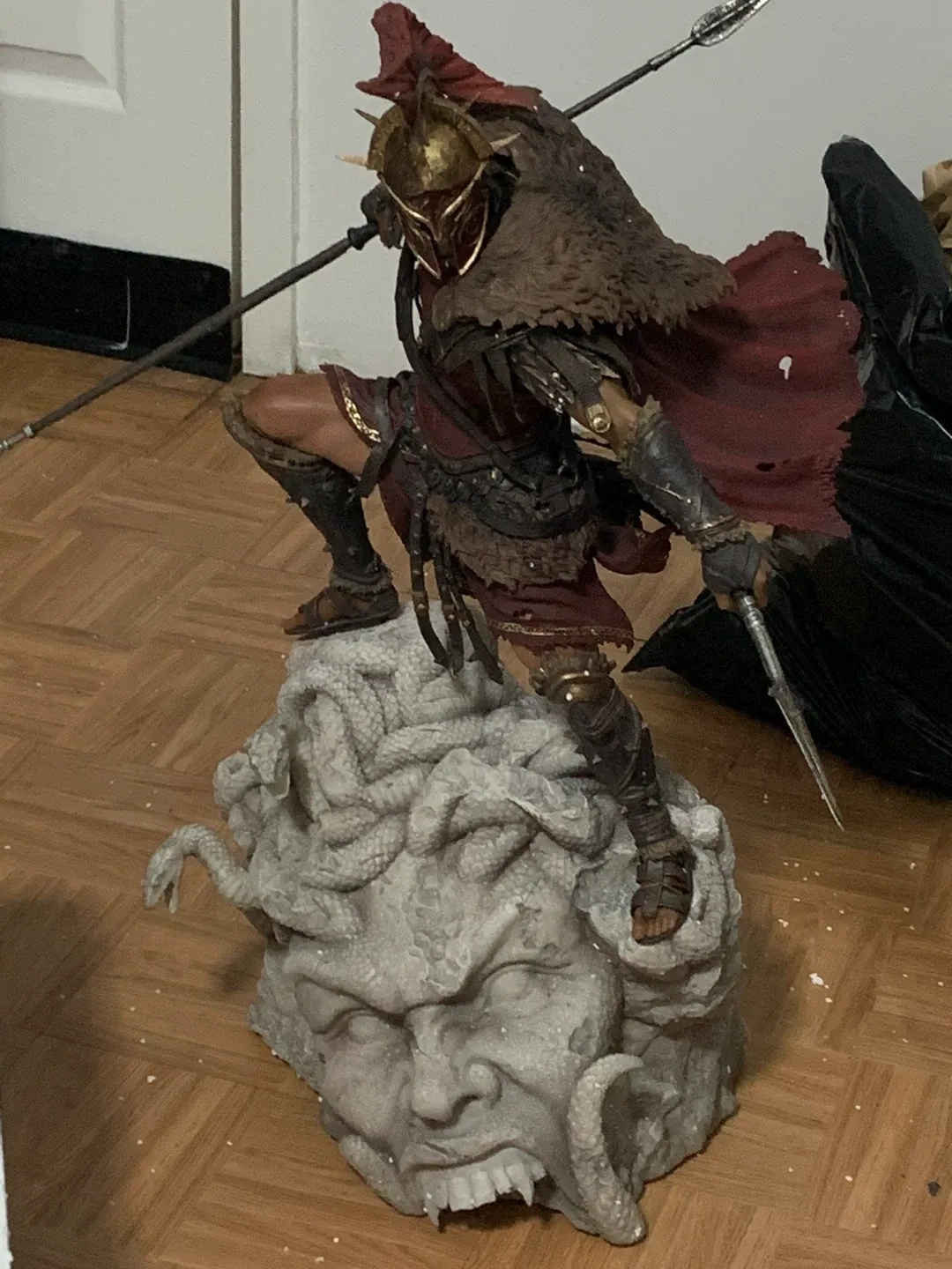 Assassin's Creed Alexios on Medusa Statue