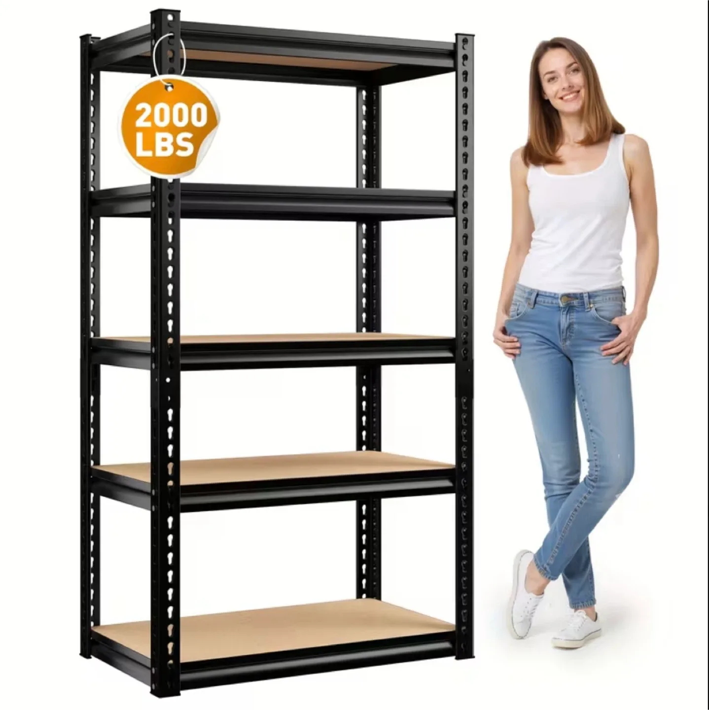 Storage Rack 2020LBS Heavy Duty Shelf, 5-Tier Metal Shelf