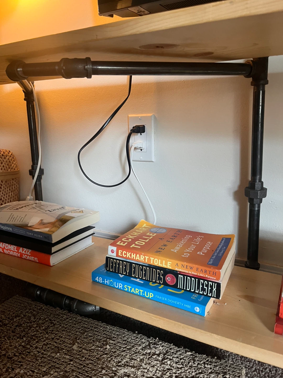 Custom Industrial Pipe Shelving Unit - photo 3