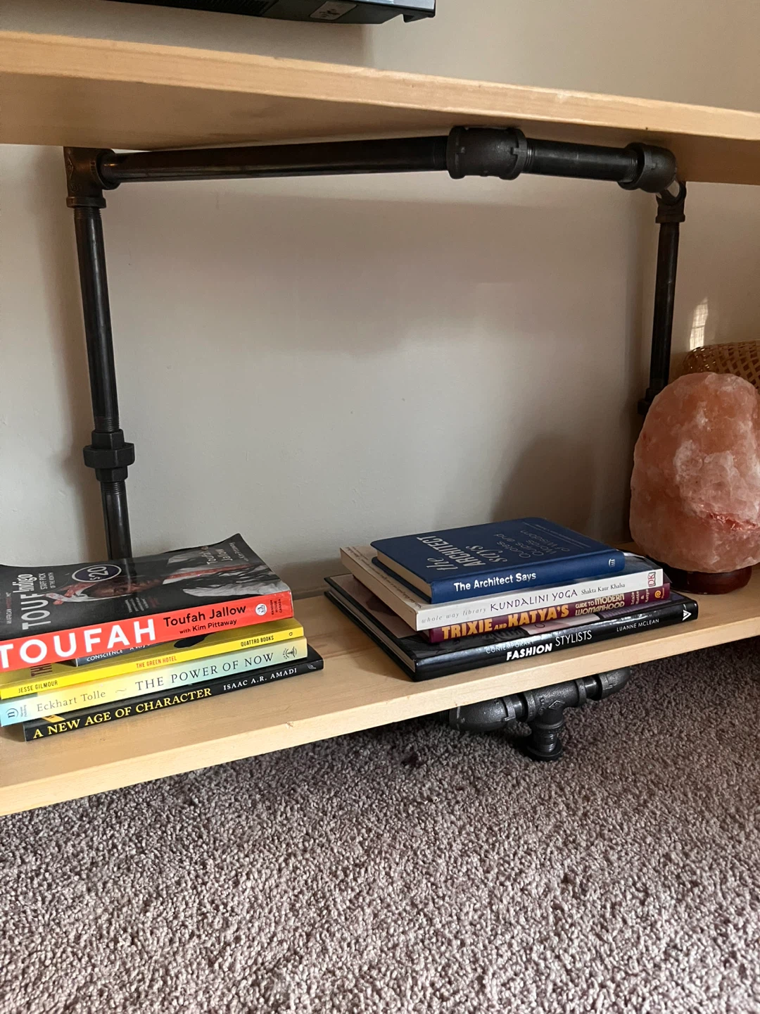Custom Industrial Pipe Shelving Unit - photo 2