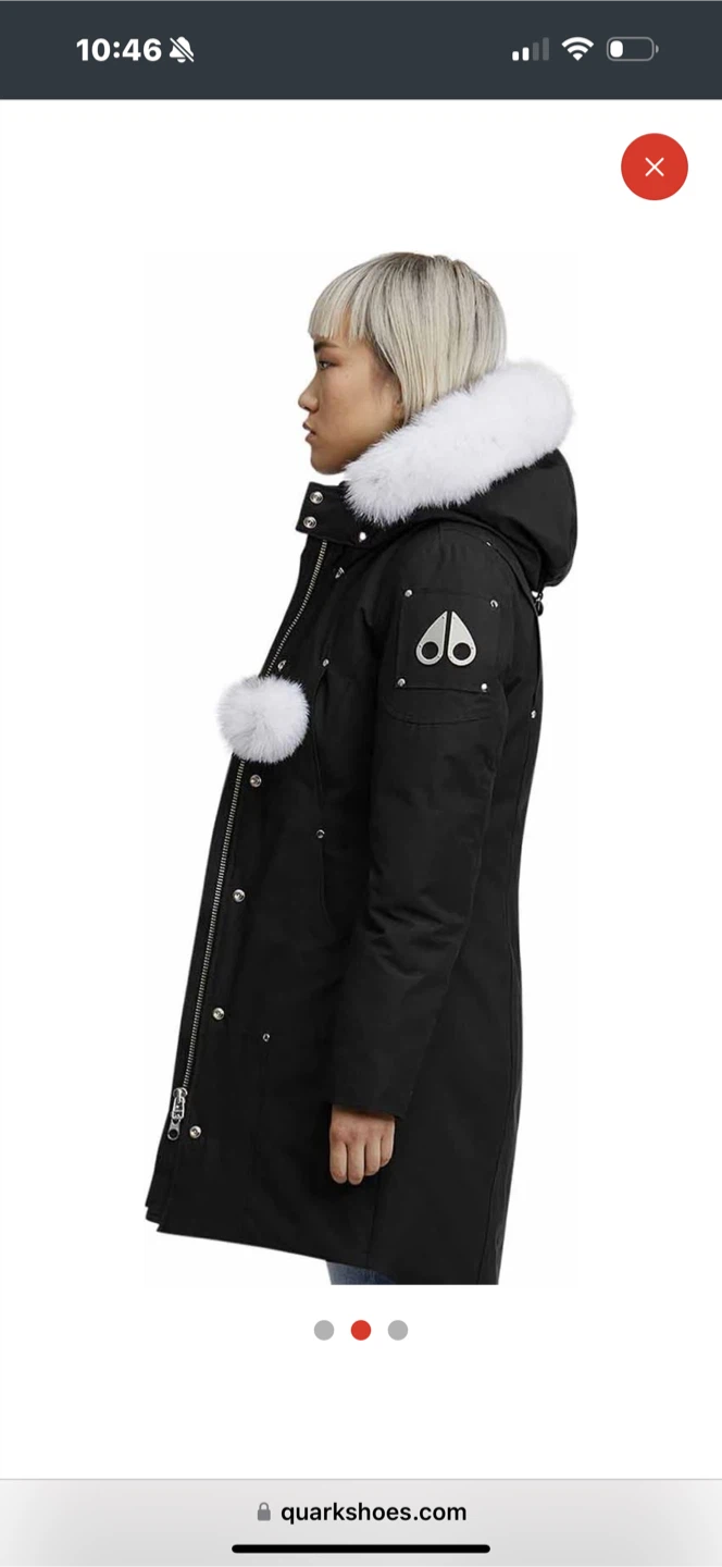 Moose Knuckles Down Parka - Black