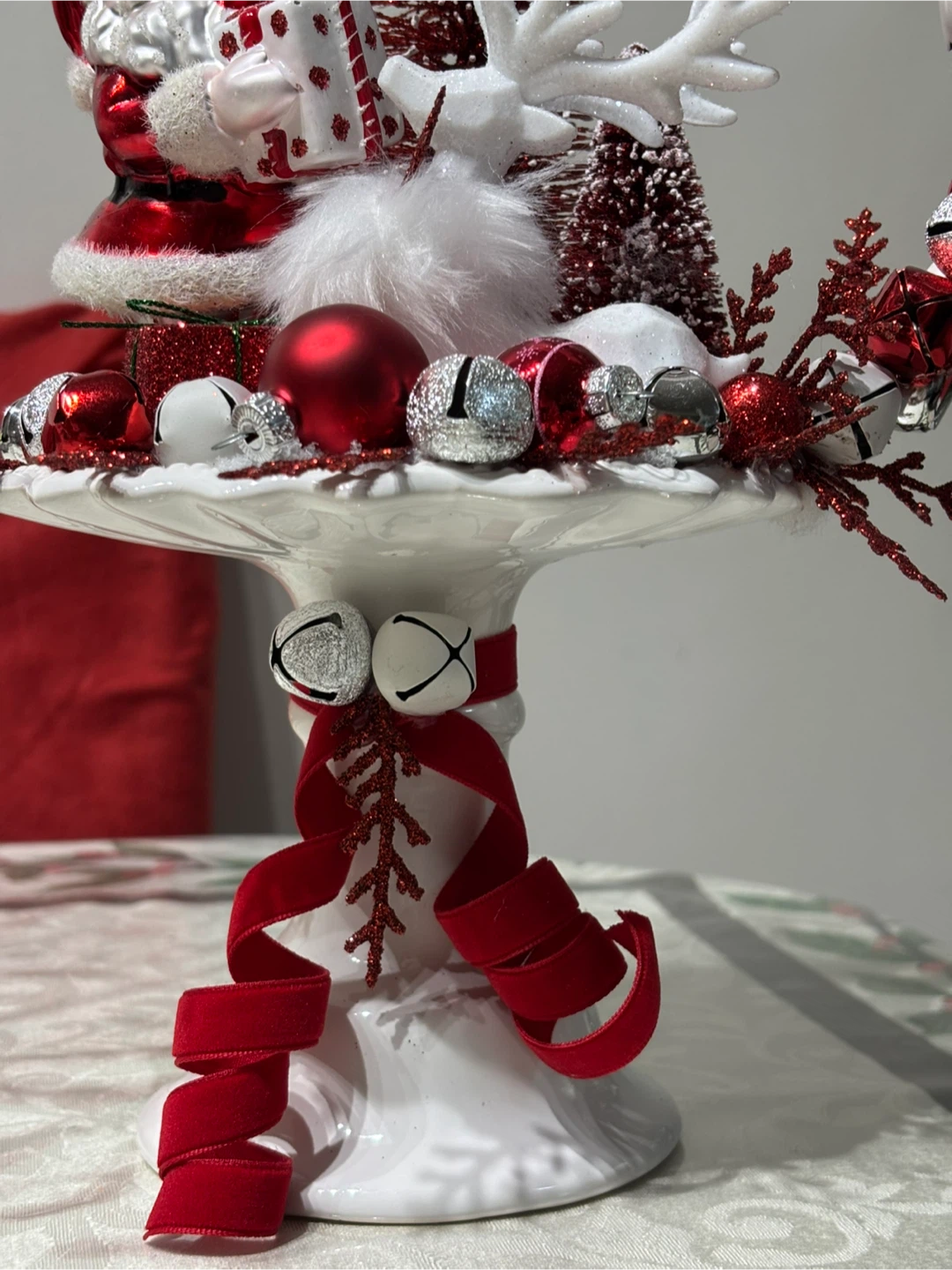 Christmas Centerpiece with Santa & Reindeer - photo 3