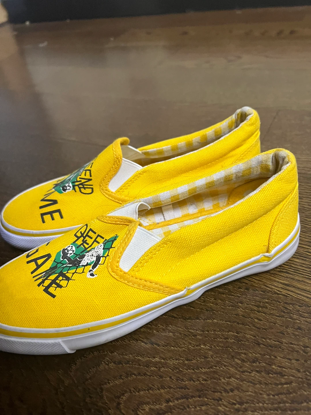 MAX Yellow Slip-On Shoes - Size 34 - photo 2