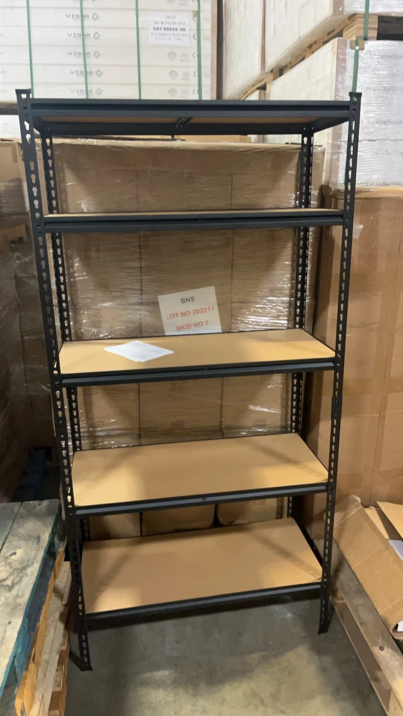 5-tier adjustable heavy-duty metal storage rack, 2000 lbs - photo 2