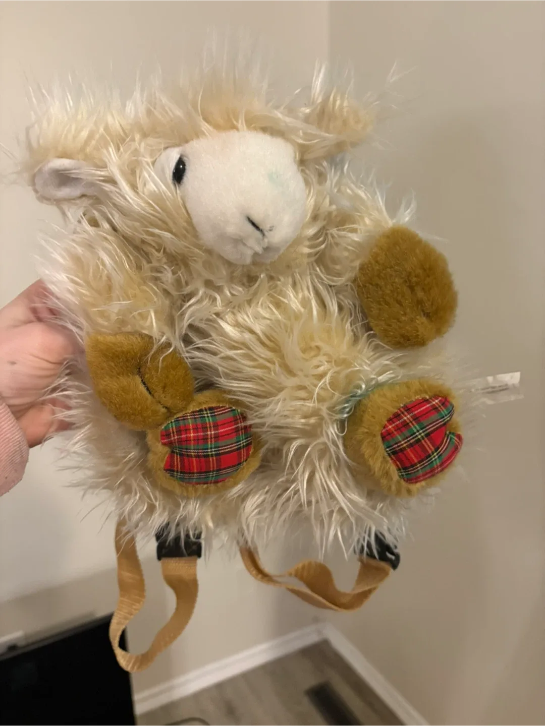 Sheep Plush Backpack